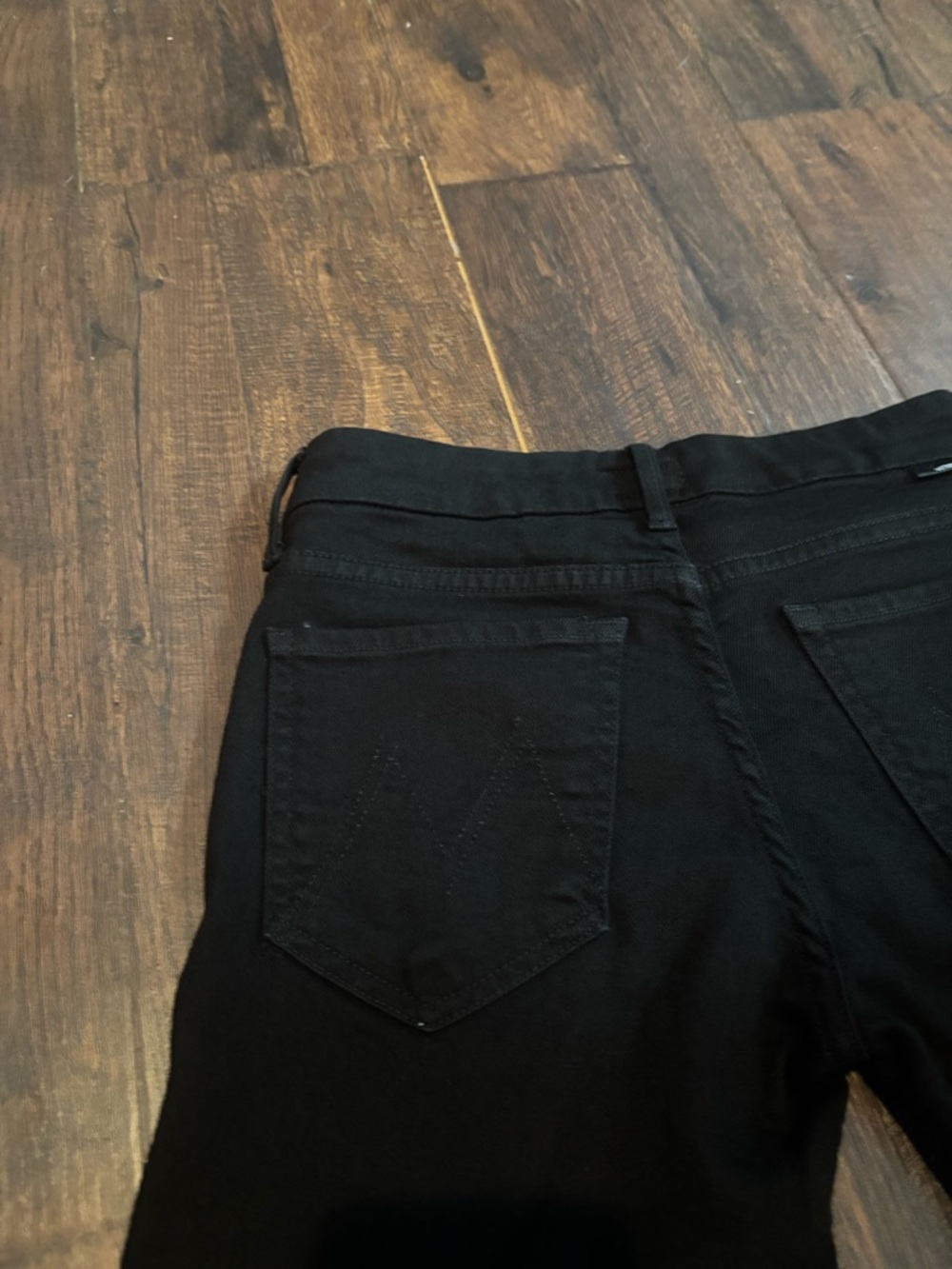 MOTHER Women Jeans Skinny Black - Picture 5 of 8